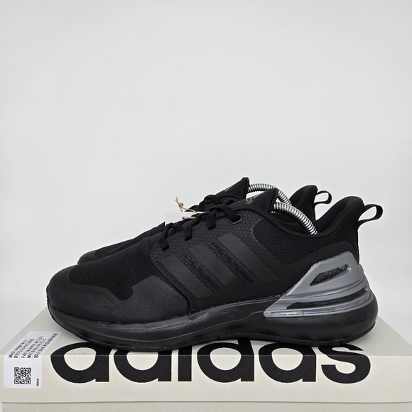 adidas Other - New adidas RapidaSport Bounce J 'Black Iron Metallic' Youth Shoes Size 7